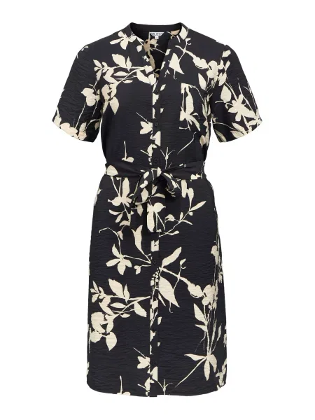 OBJECT Dolga srajca OBJJACIRA kremna črna