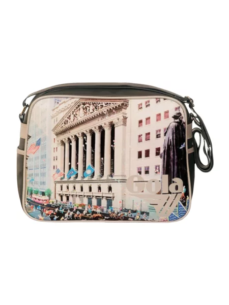 Wielobarwność torebka crossbody Gola na ramiączkach szara