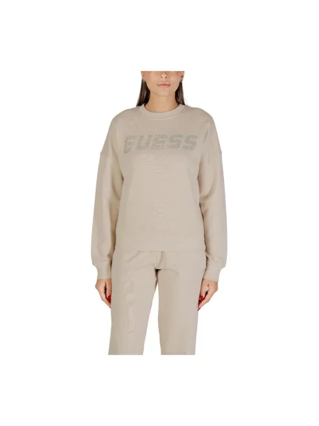 Guess bluza PRIMULA z aplikacją beżowy