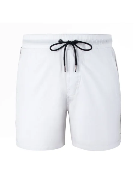 YEAZ Șorturi de baie Seatbeat turcoaz / negru alb