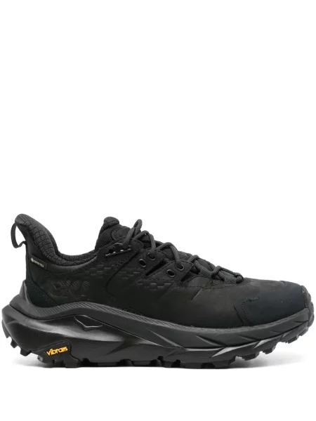 Sneakerși Hoka din piele de căprioară negru