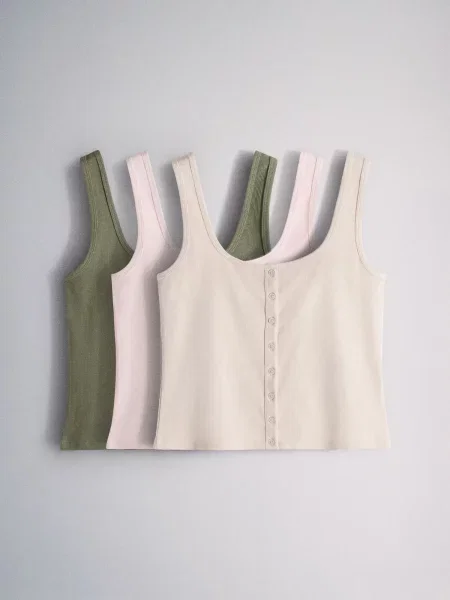 The Set Top verde / roz alb