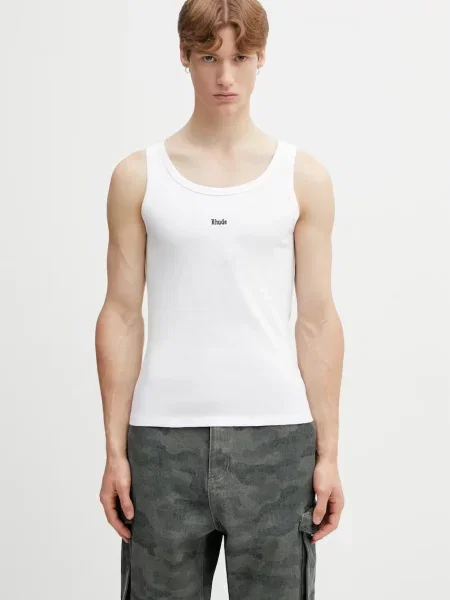 Koszulka Rhude z logo biała