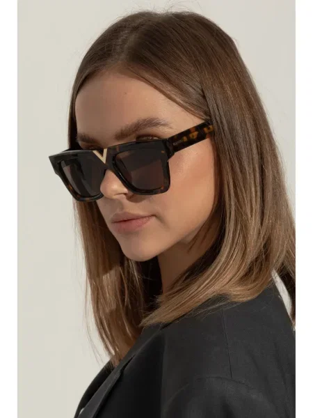 Γυαλιά ηλίου Valentino Garavani Eyewear καφέ