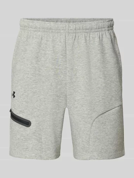 Szorty z kieszenią zapinaną na błyskawiczny Under Armour czarne