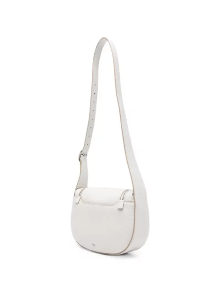 Body Anya Hindmarch din piele alb
