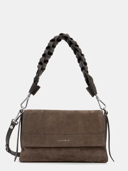Coccinelle crossbody kabelka dámska semišová zelená