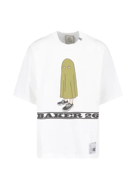 Scurt tricou Maison Mihara Yasuhiro alb