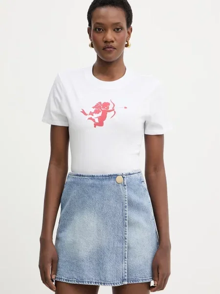 Armani Exchange tricou pentru femei din alb