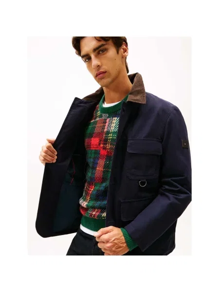Ceruit geacă Tommy Hilfiger albastru