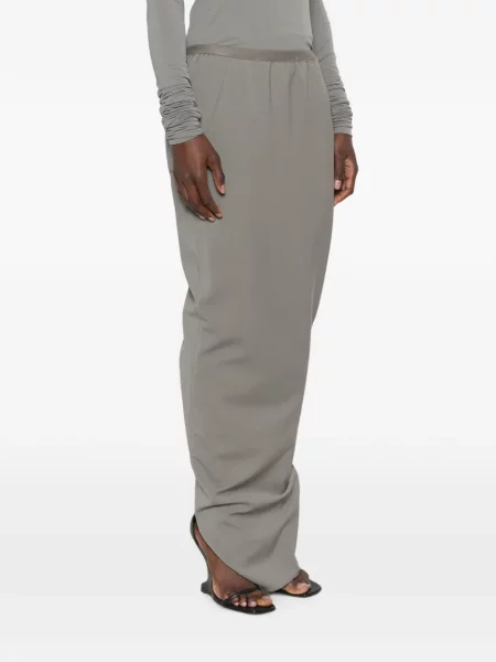 Fusta maxi Rick Owens gri