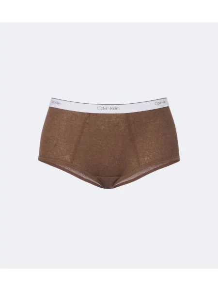 Pletene spodnje hlačke Calvin Klein Collection rjava