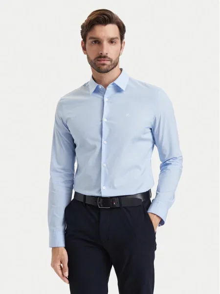 Košile Calvin Klein modrá