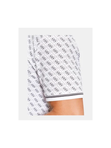 Guess Tricou Marshall alb