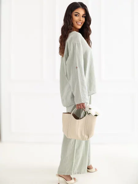 Pantaloni Italy Moda verde