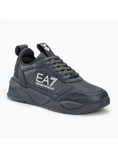 Emporio Armani Ace Runner Carbon тройни иронгейт/бели обувки бяло