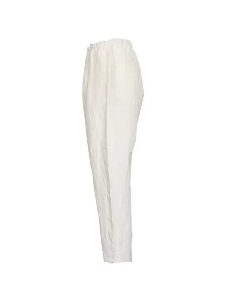 Elastický pas kalhoty Apuntob bílé