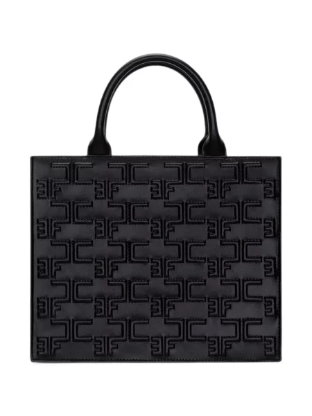 Geantă shopper Elisabetta Franchi negru