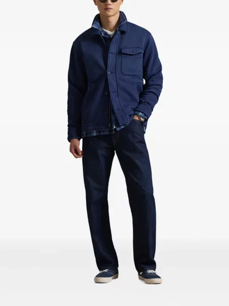 Șapcă Polo Ralph Lauren cu model herringbone din țesătură twill cu imagine albastru