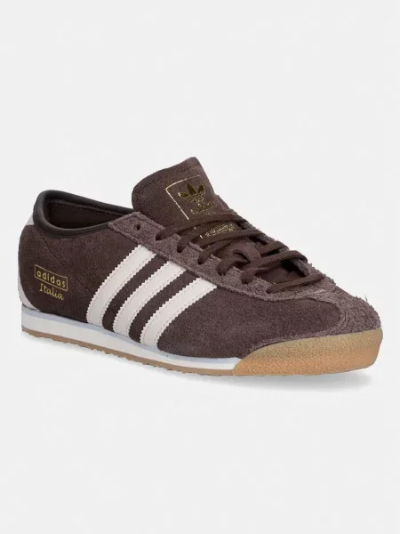 Semišové tenisky adidas Originals ITALIA W hnedá