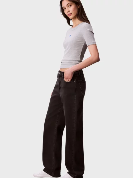 Футболка Calvin Klein Jeans из модала серая