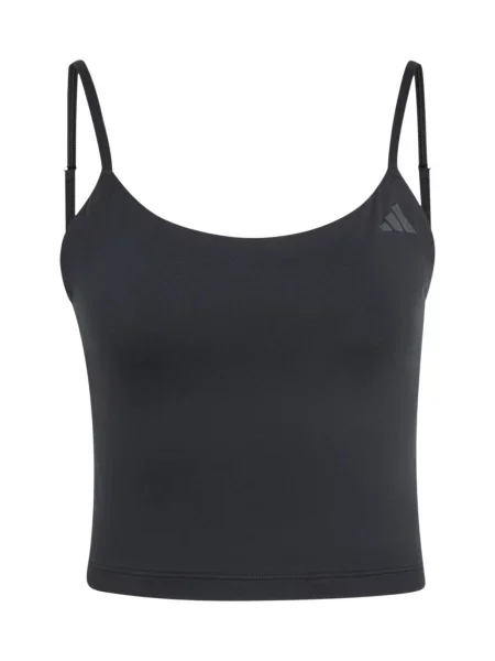 ADIDAS PERFORMANCE Sport top ALL ME ESS gri negru