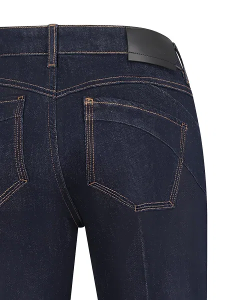 Blugi Sportmax cu 5 buzunare albastru