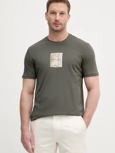 Armani Exchange tričko zelené