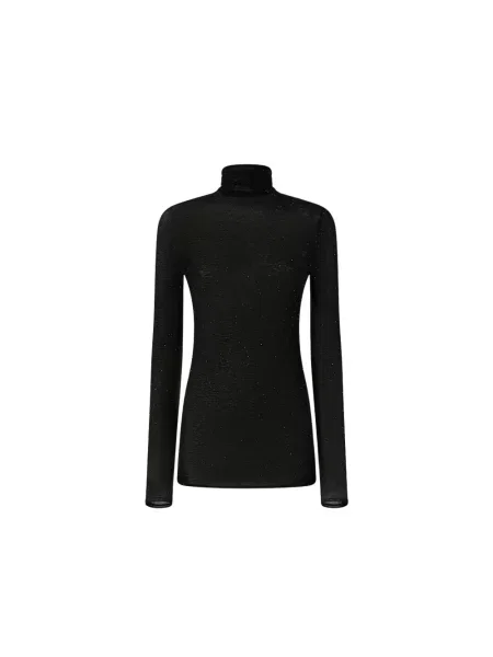 Dzianinowy sweter Pinko czarny