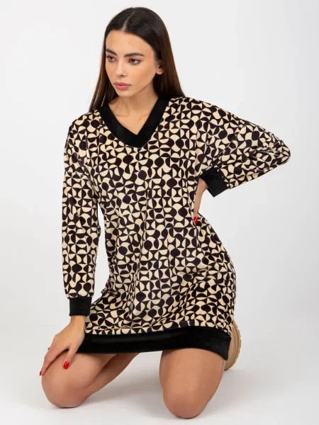 Tunică Fashionhunters negru