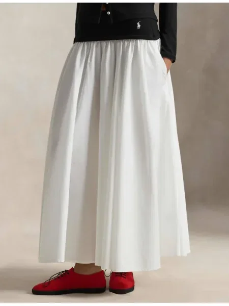 POLO RALPH LAUREN Fustă alb