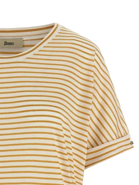 Tricou Herno cu dungi galben