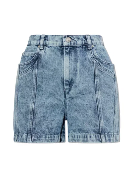 Szorty jeansowe Marant Etoile niebieskie