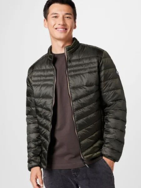 JACK & JONES Prijelazna jakna Hero mornarsko plava / kraljevski zelena / narančasta bijela