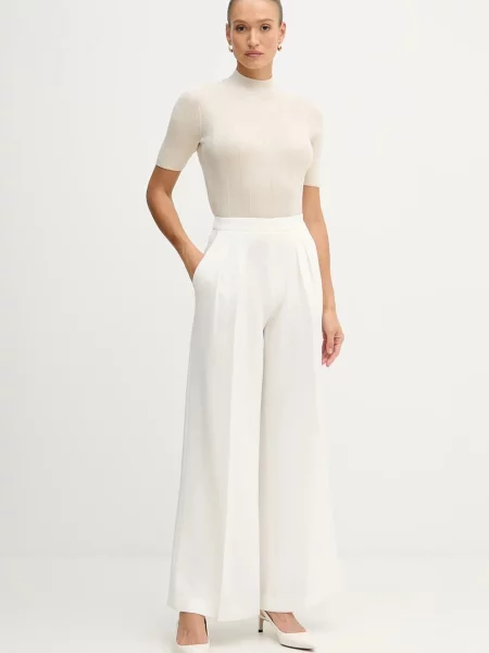 Светр із додаванням вовни Sisley легкий півгольф бежевий