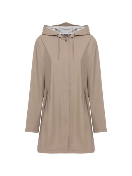 Płaszcz Rains z kapturem w kształcie litery A