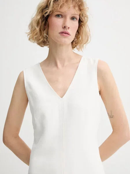 Calvin Klein ruha viszkózzal bézs