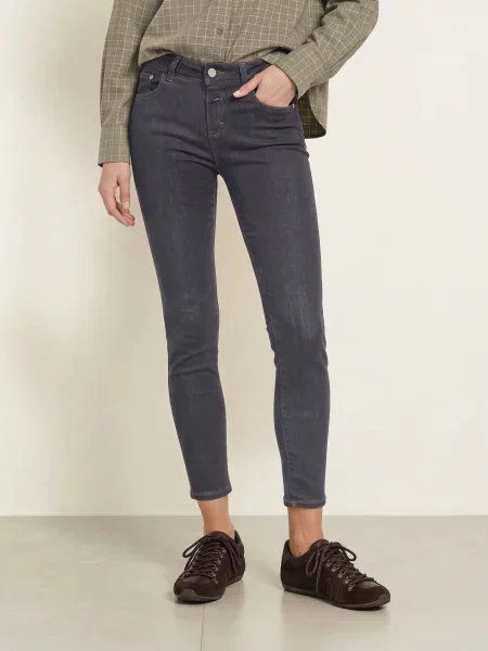 Closed Skinny Džíny Baker dbl dark blue modré