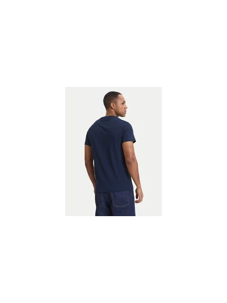 Tommy Jeans T-shirt Slim Fit tamnoplava