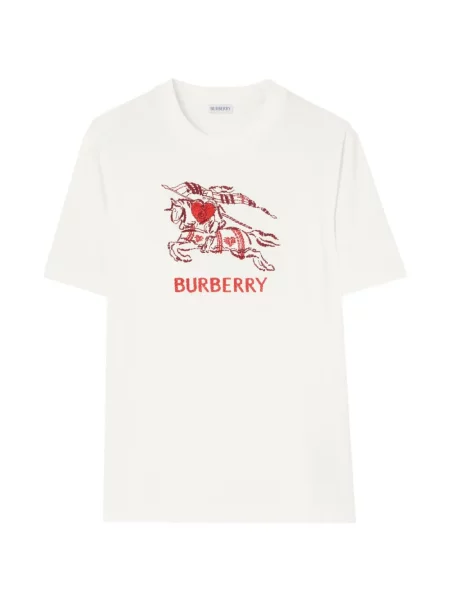 Tricou Burberry cu motiv cu inimi