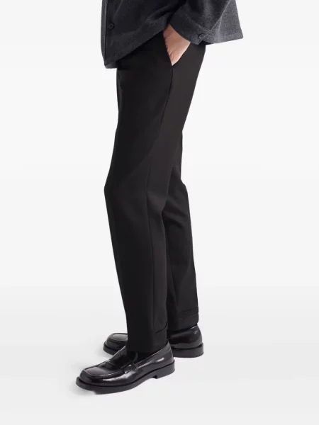 Pantaloni Prada de lână negru