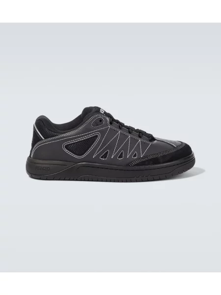 Sneakerși Kenzo din piele negru