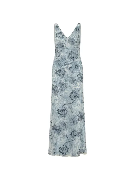 Rochie maxi Lauren Ralph Lauren cu model floral cu imagine cu decolteu în V