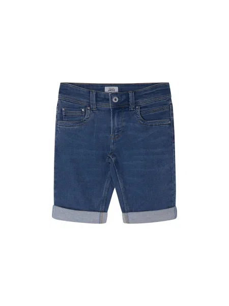 Pantaloni copii Pepe Jeans albastru