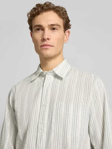 Koszula casualowa z czystej bawełny krój regular fit model FREDDIE' Selected Homme biała
