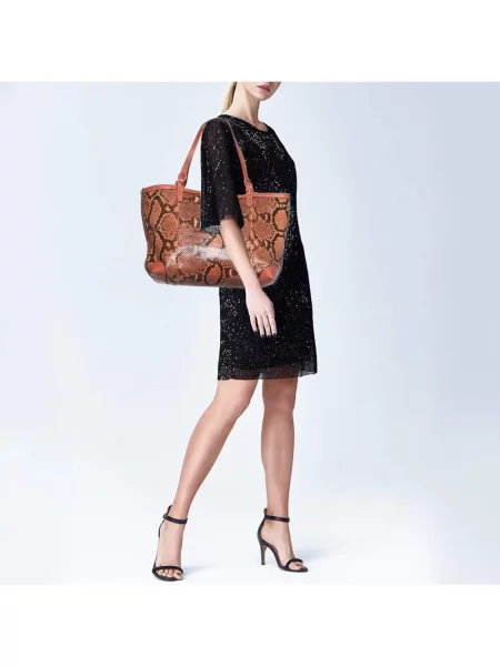 Duża torebka Gucci na rzep różowa
