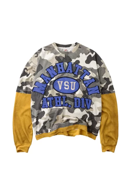 Tricou Vale cu imagine cu model camuflaj gri