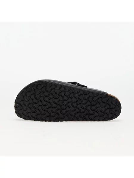Klapki BIRKENSTOCK Boston NL Regular black czarne