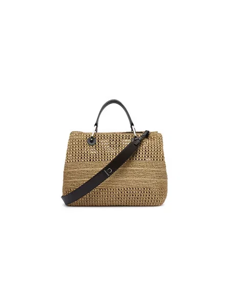 Kabelka Emporio Armani béžová