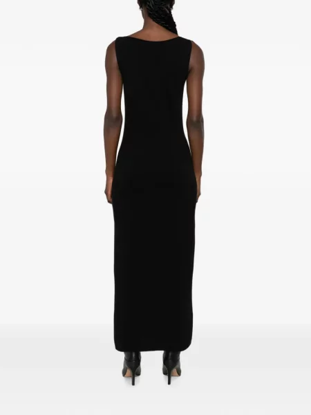 Rochie midi Sergio Moretti Firenze fără mâneci negru